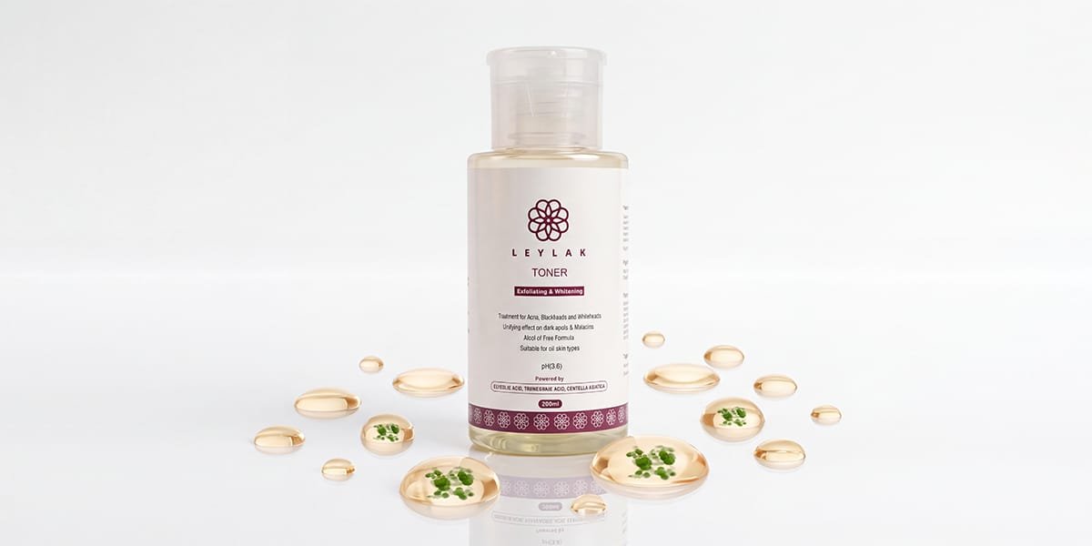 Leylak Exfoliating Toner: Exfoliate, Brighten & Soothe Your Skin
